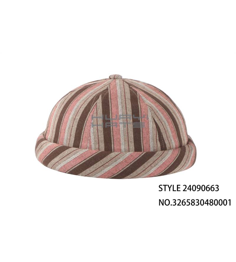 Vintage Striped Docker Hats